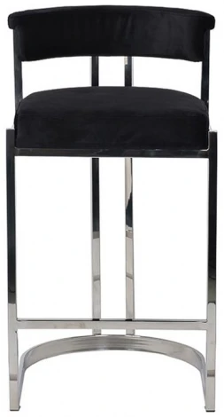 Барный стул Garda Decor GY-B8216-BL (Хром/Черный)