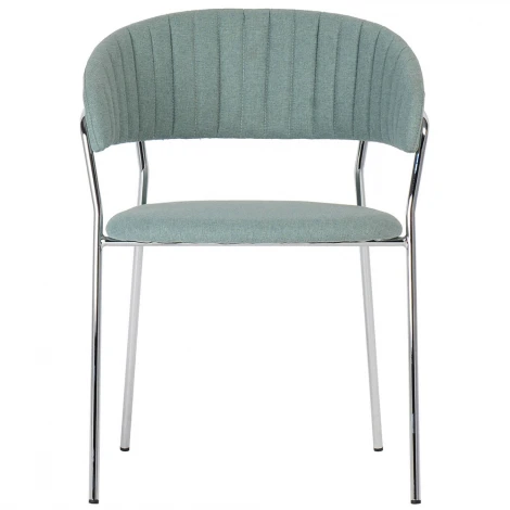 Стул Turin бирюзовый с золотыми ножками