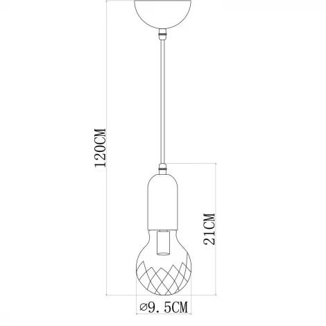 Подвесной светильник Arte Lamp Salute A8040SP-1SG