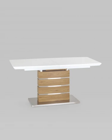 Стол обеденный Stool Group Генуя раскладной 160-200*90 белый УТ000035015