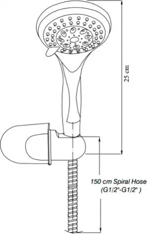 Смеситель GPD Nino AEB08-3 универсальный