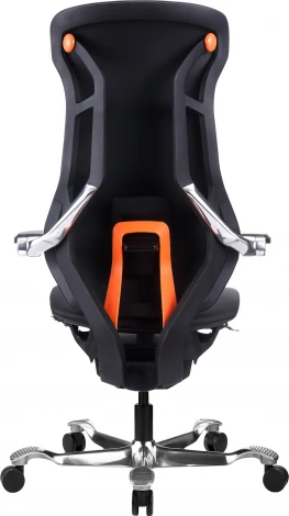 Эргономичное кресло Everprof Atom Black (Атом Блэк) Экокожа Черный EP Atom B PU Black