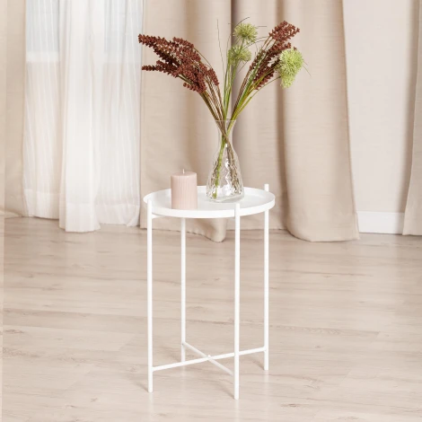 Журнальный стол Tetchair TAVETT (Металл/Белый) 19482