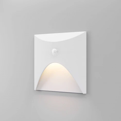 Подсветка светодиодная для лестниц встраиваемая IP65 Elektrostandard Move 40158/LED 3000K с датчиком движения Белый