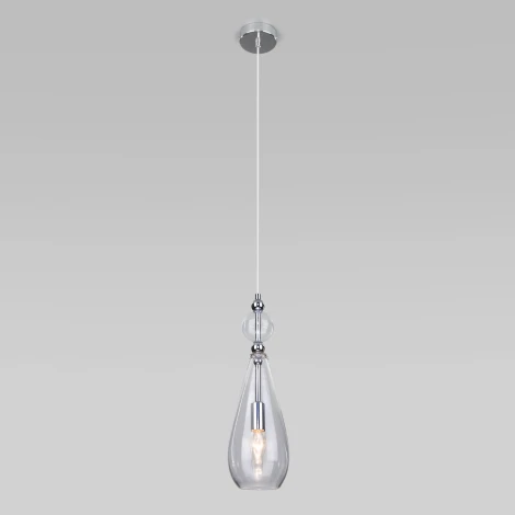Подвесной светильник Eurosvet Ilario 50202/1 прозрачный (220V, на проводе, круглые)