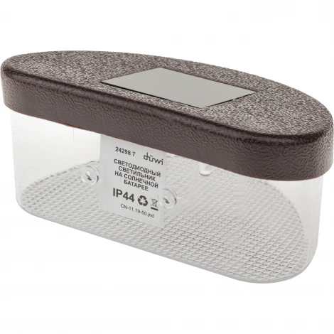 Настенный светильник уличный светодиодный на солнечных батареях duwi 24298 7