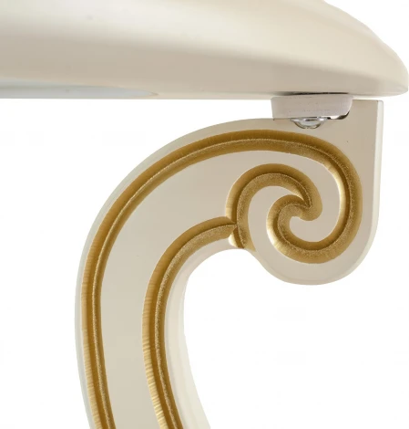 Стол журнальный Грация (С) слоновая кость/золото от фабрики Mebelik