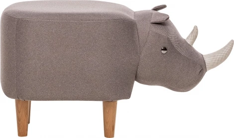 Пуф Leset Rhino COMBI (Фанера,Массив дерева,Рогожка) арт.2500000098444