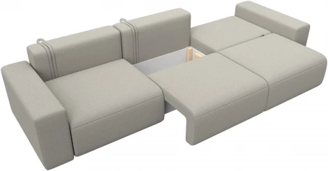 Диван прямой Лига-036 НПБ Классик Лонг Лига Диванов (Рогожка) арт.124725