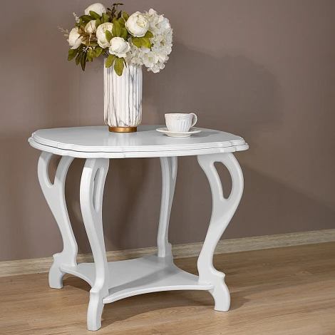 Стол журнальный Кофейный П молочный дуб Л Mebelik 008634