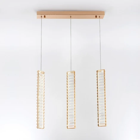 Подвесной светильник светодиодный хрустальный Modelux MODESTYLE MS.88909.3 GD