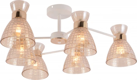 Потолочная люстра на штанге Rivoli Frances 9182-306 6хЕ27 60 Вт