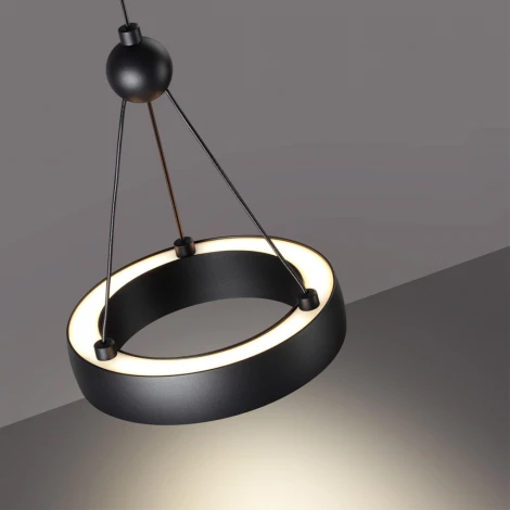 Светильник подвесной светодиодный Novotech Turn 359396 LED 12W вниз/5W вверх 220V 1360Лм 3000K (на проводе, кольцо)