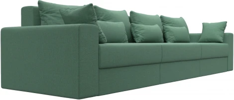Диван прямой Майами Long (Зеленый/Рогожка) Лига Диванов арт.123341