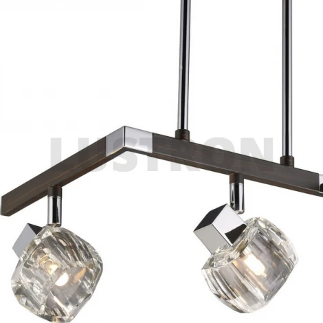 Потолочная люстра N-Light 420 420-03-17 chrome + wengue