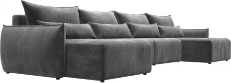 Диван П-образный Лига-051 НПБ Лонг Лига Диванов (Велюр) арт.128693