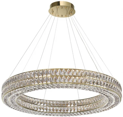 Подвесная люстра Odeon Light 4926/98L золото/металл/хрусталь Panta LED 98W 4000K 5850Лм