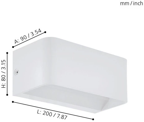 Настенный светильник Eglo Sania 4 98422