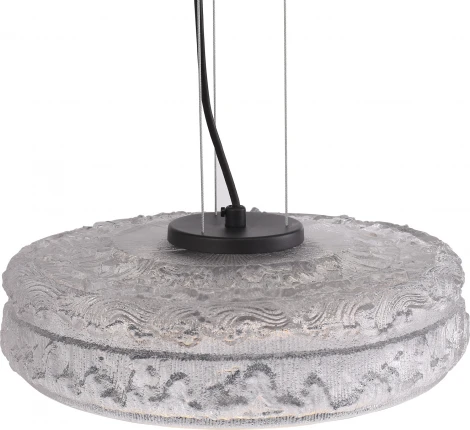 Подвесной светильник ST Luce Antike SL6143.403.01 черный/прозрачный LED 1*15W 4000K (220V, на тросе, круглые)