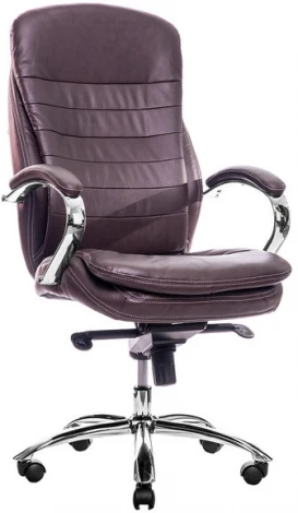Компьютерное кресло для руководителя Valencia M экокожа коричневый