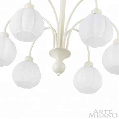 Потолочная люстра на штанге Arte Milano Napoli 315066/D680/6 IV (220V, цветы)