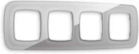 Рамка Ambrella Volt OMEGA Radian (Сталь Стекло органическое) 4-ая OF320504