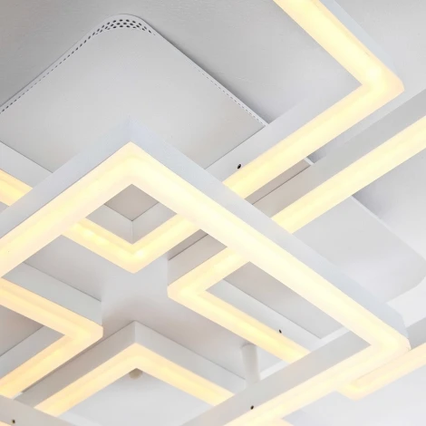 Потолочная люстра светодиодная на штанге с пультом с регулировкой цветовой температуры и яркости LED4U LED4U L11004-5 WH