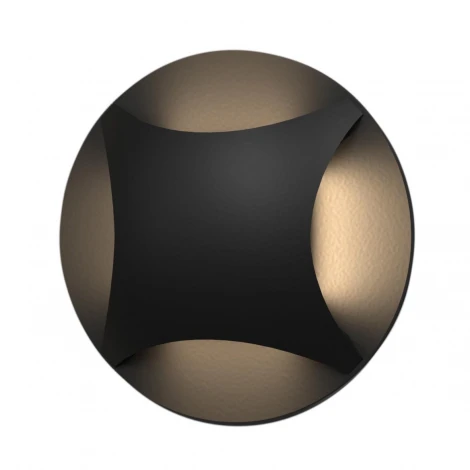 Встраиваемый светильник уличный Elektrostandard MRL LED 1106 чёрный (220V, круглые, IP65)