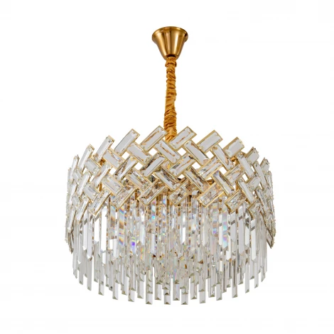Подвесная люстра Zortes Dia ZRS.01277.14 (220V, хрусталь, на цепи, круглые, IP21)