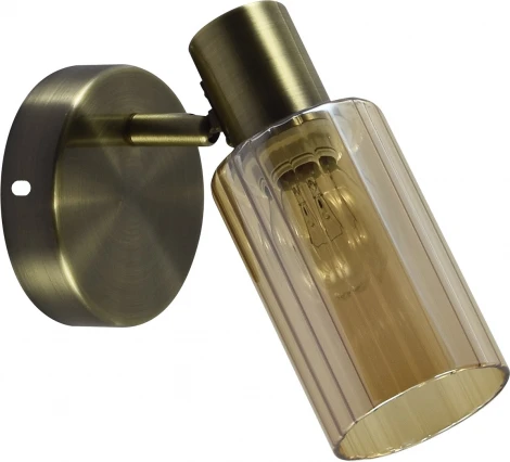 Спот Escada Kappa 682/1A 1x40Вт E14, металл/стекло, античная бронза