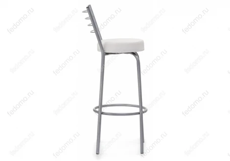 Барный стул Woodville Kuroda белый полимер / светлый мусс 453998