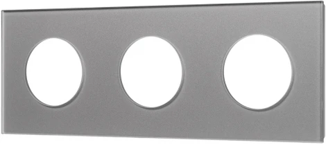 Рамка стеклянная FRM-GLARE-GC-3-GR (Arlight) 043840