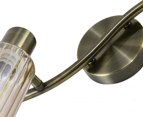 Спот Escada Kappa 682/2A 2x40Вт E14, металл/стекло, античная бронза