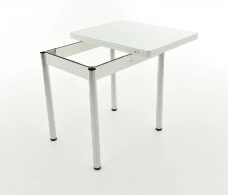 Стол Аврора Бари мини, Стекло, Белый