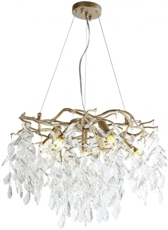 Подвесная люстра Favourite Brillo 3056-7P (220V, на тросе, лепестки, листья, ветки)