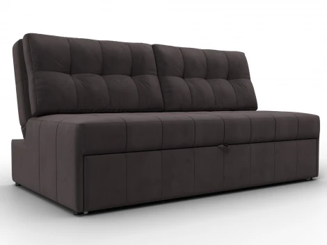 Диван прямой Лига-107 (160) (ЛДСП,Брус,Фанера,Велюр/Коричневый) Лига Диванов 134921