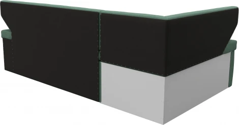 Диван кухонный угловой Омура левый угол (Зеленый/Рогожка) Лига Диванов арт.125897L