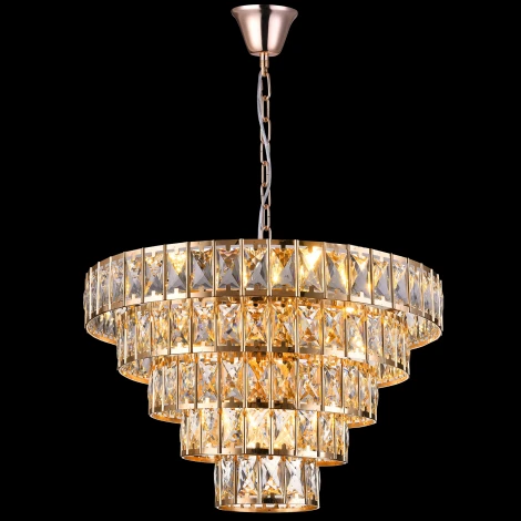 Подвесная люстра Natali Kovaltseva Amanda 81428/8C GOLD