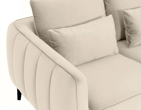 Диван Amsterdam двухместный ОГОГО (арт.698446), (Ткань/Бежевый)