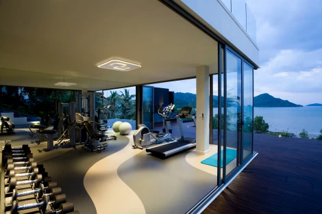 Потолочный светильник Mantra Quad 6455 (LED, 220V, диммер, пульт управления)