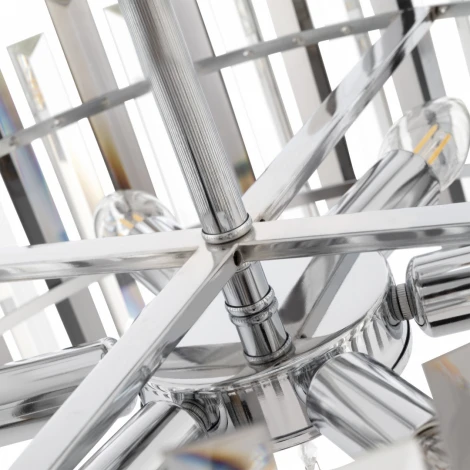 Потолочная люстра хрустальная на штанге Arte Milano Sorrento-1409 371409/6/100/470 CR (220V)