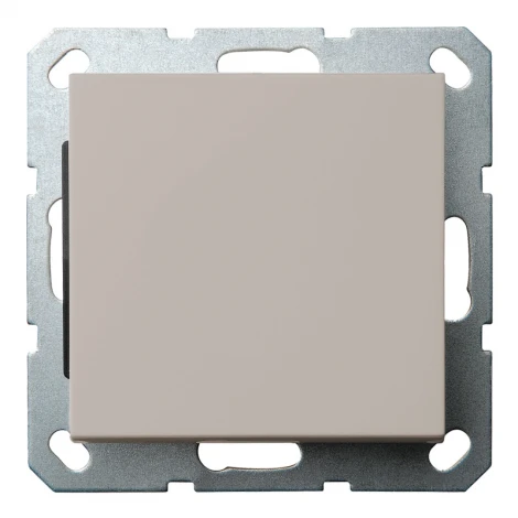 Выключатель одноклавишный (тауп soft touch) Jasmart G-Classic G3011T