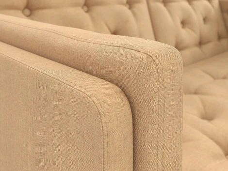 Диван Arsko Айверс М орех бежевая рогожка