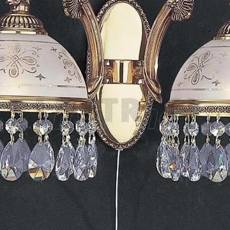 Бра Reccagni Angelo 6100 A 6100/2 (220V, подвески, выключатель)