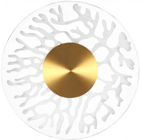 Настенный светильник Odeon Light Solaris 6627/9WL MIDCENT античная бронза/металл/акрил IP20 LED 9W 3000K 220V (круглые)