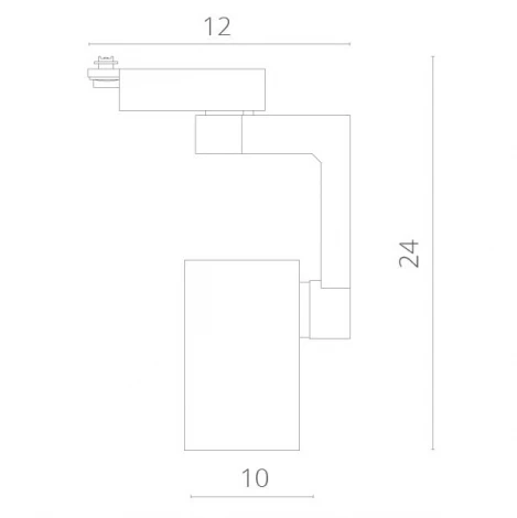 Трековый светильник Arte Lamp Traccia A2330PL-1WH