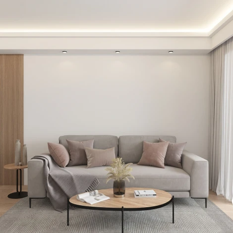 Встраиваемый точечный светильник Denkirs DK2400 DK2401-BK (220V, круглые)