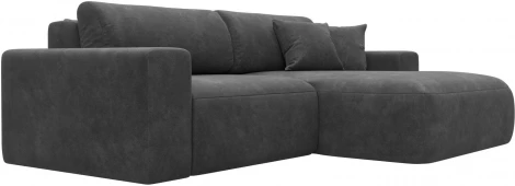 Диван угловой Лига-036 НПБ Классик правый угол Лига Диванов (Замша) арт.127738