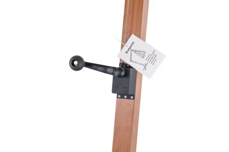 Зонт уличный 3х3м на боковой алюминиевой опоре, цвет под дерево 4SIS Корсика PCA-ARHUB-3030