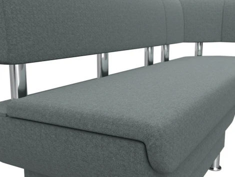 Диван кухонный угловой Альфа правый угол Лига Диванов (Рогожка) арт.123816